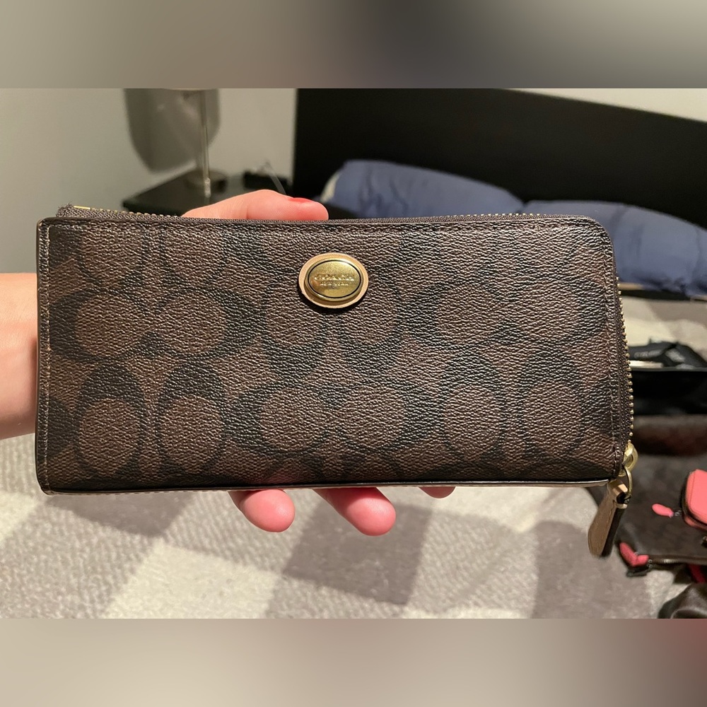 Brown Coach wallet